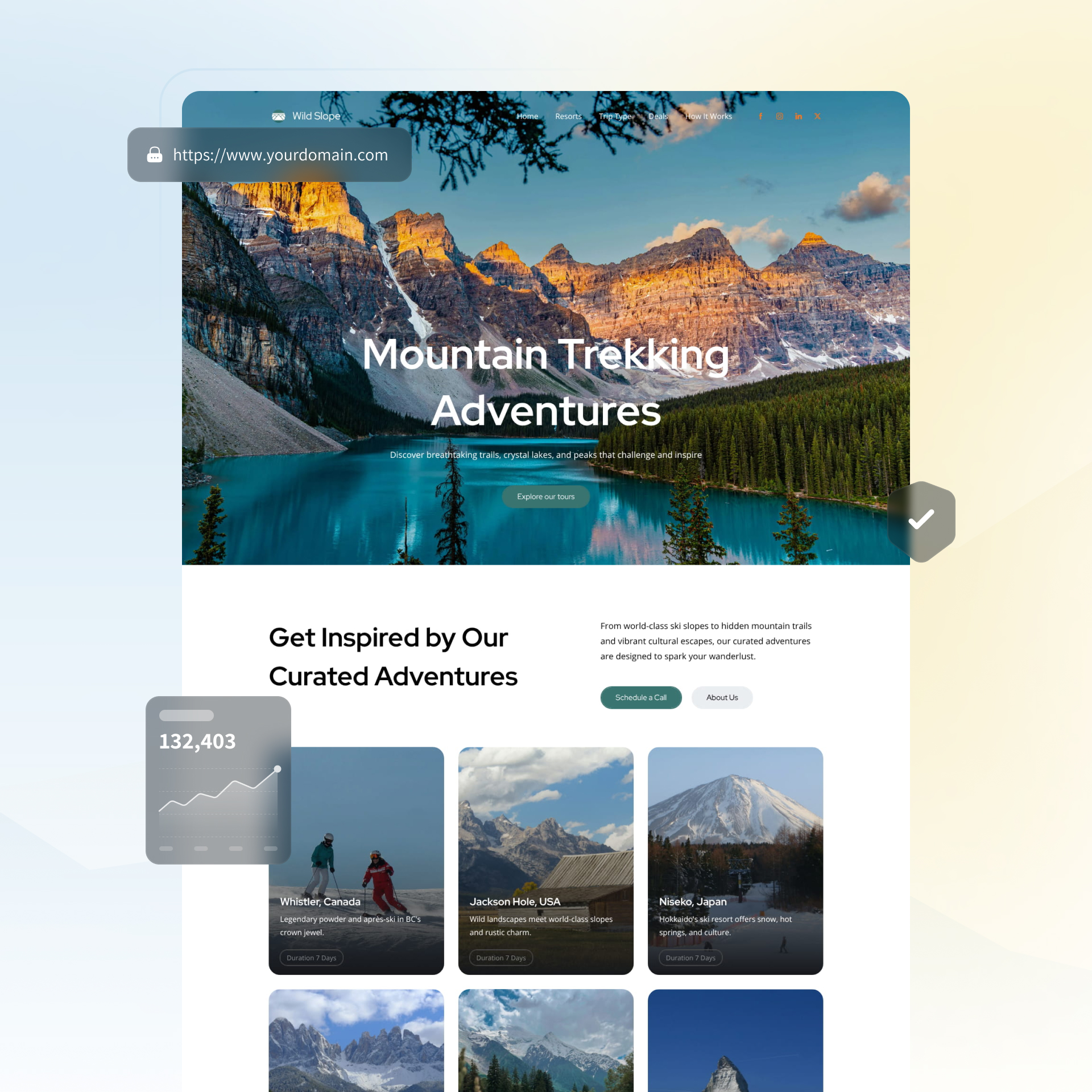 travel website builder