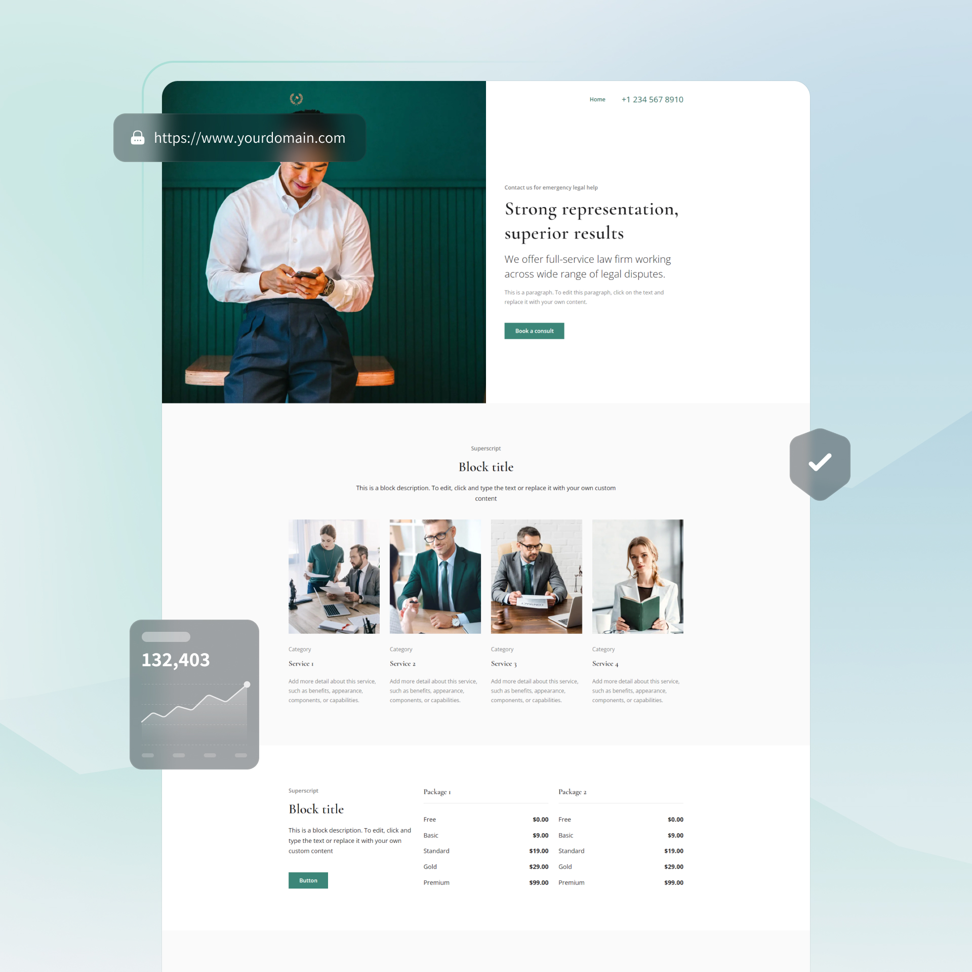 Meilleurs modèles de sites web pour notaires