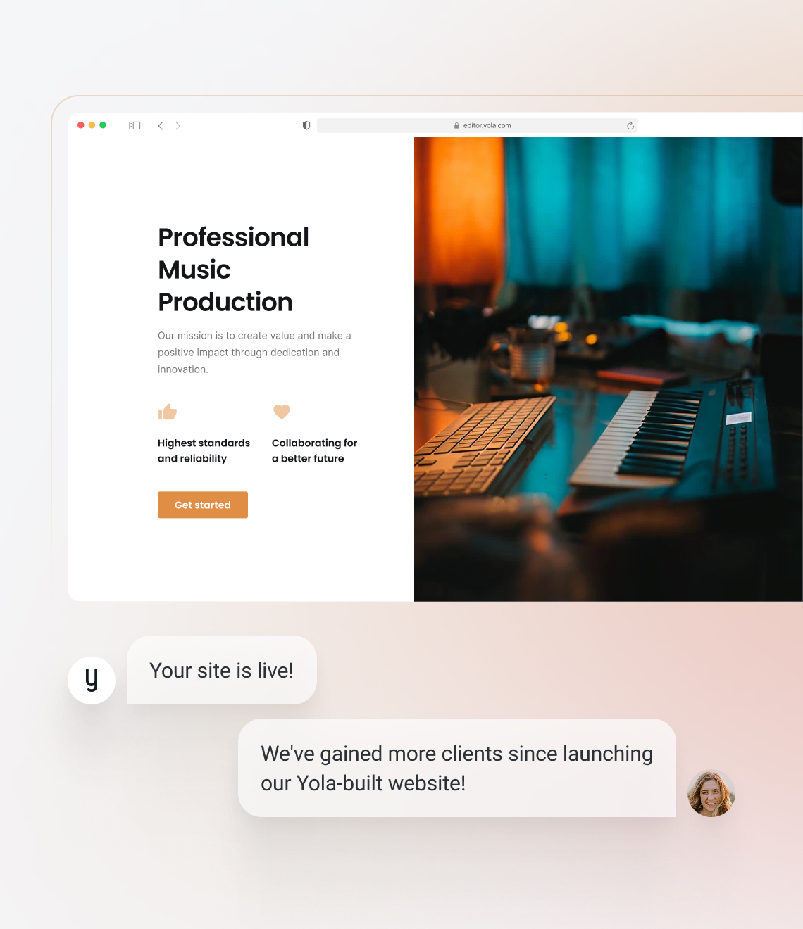 How to make a music website