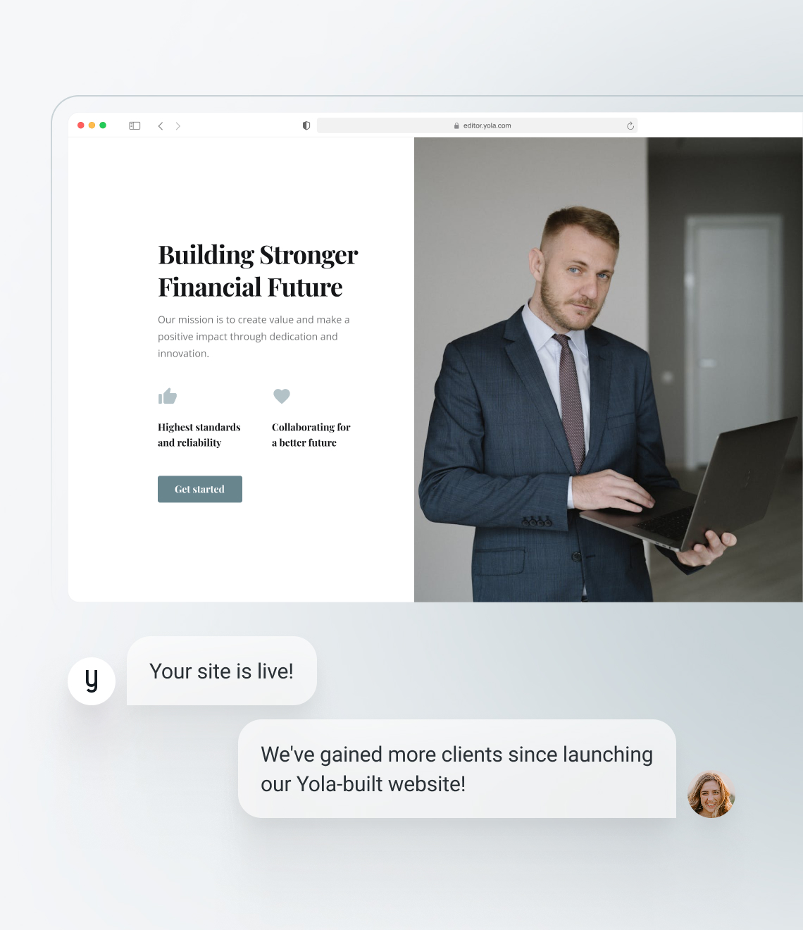 How to make a financial website