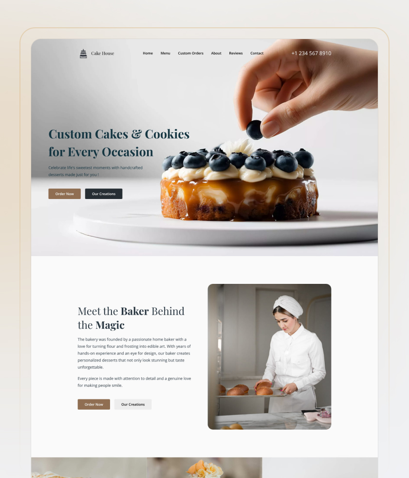 Modèle de site Créateur de site gratuit 4