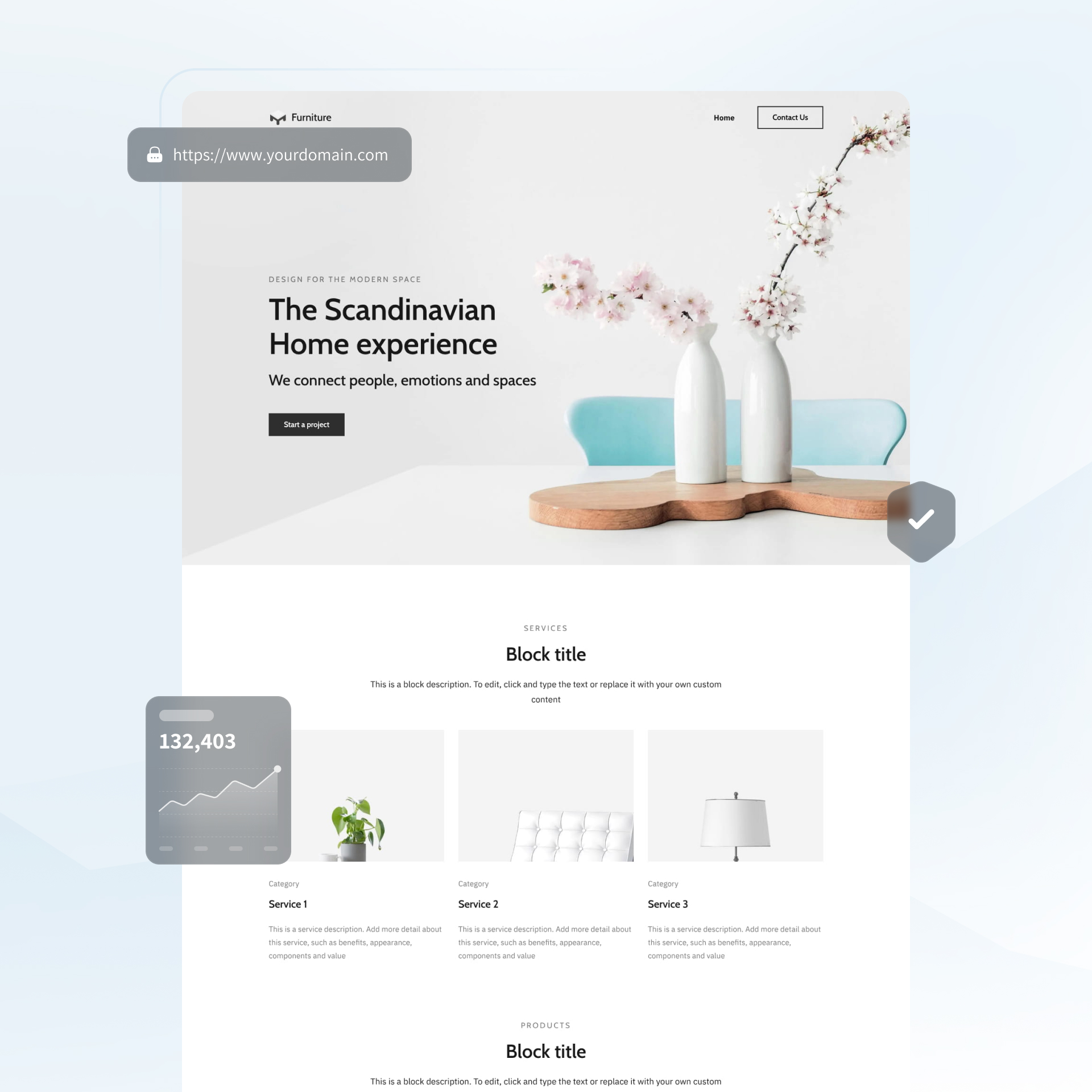 furniture website builder