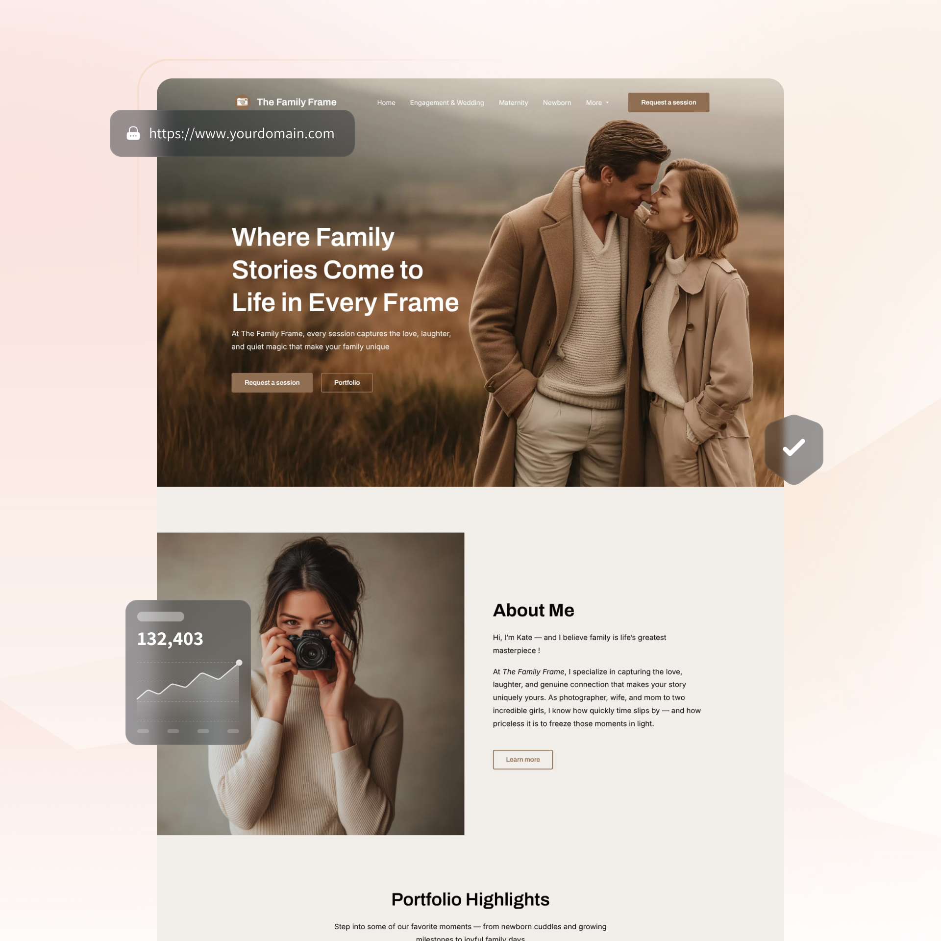 family website builder