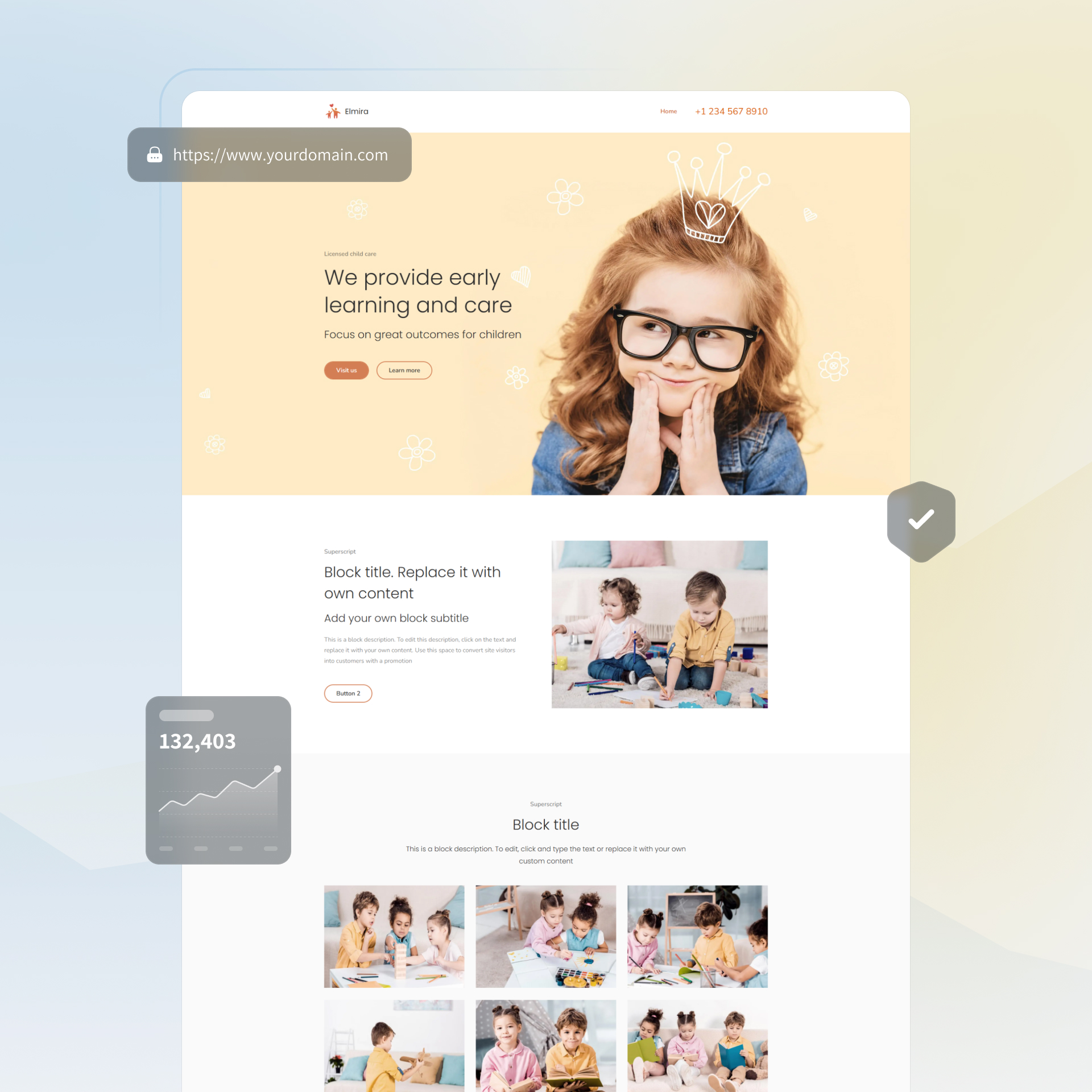 Best school  website templates