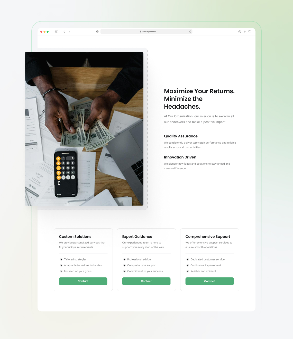 How to build a bookkeeping site