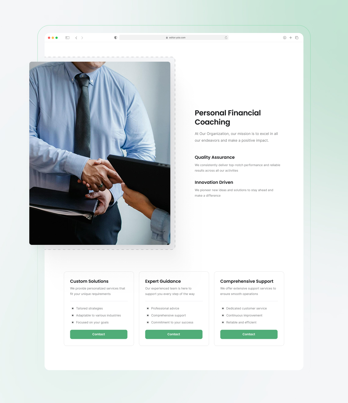 How to launch a financial advisor website easily