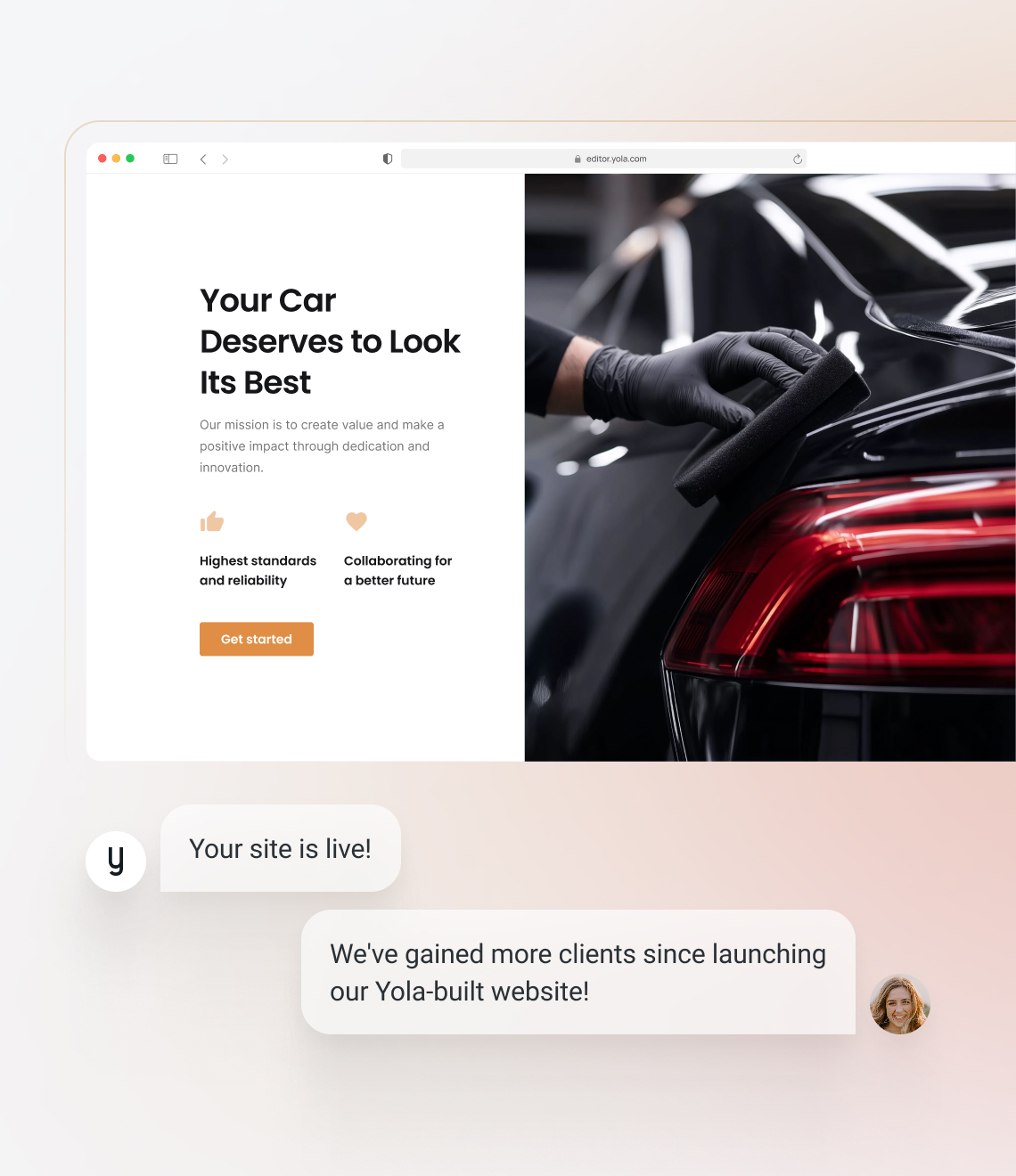 How to make an auto detailing website