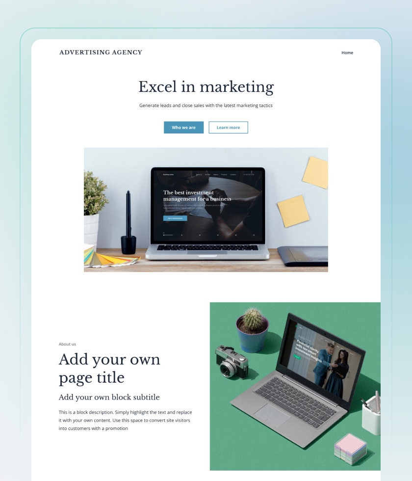 Anteprima del modello Advertising Agency