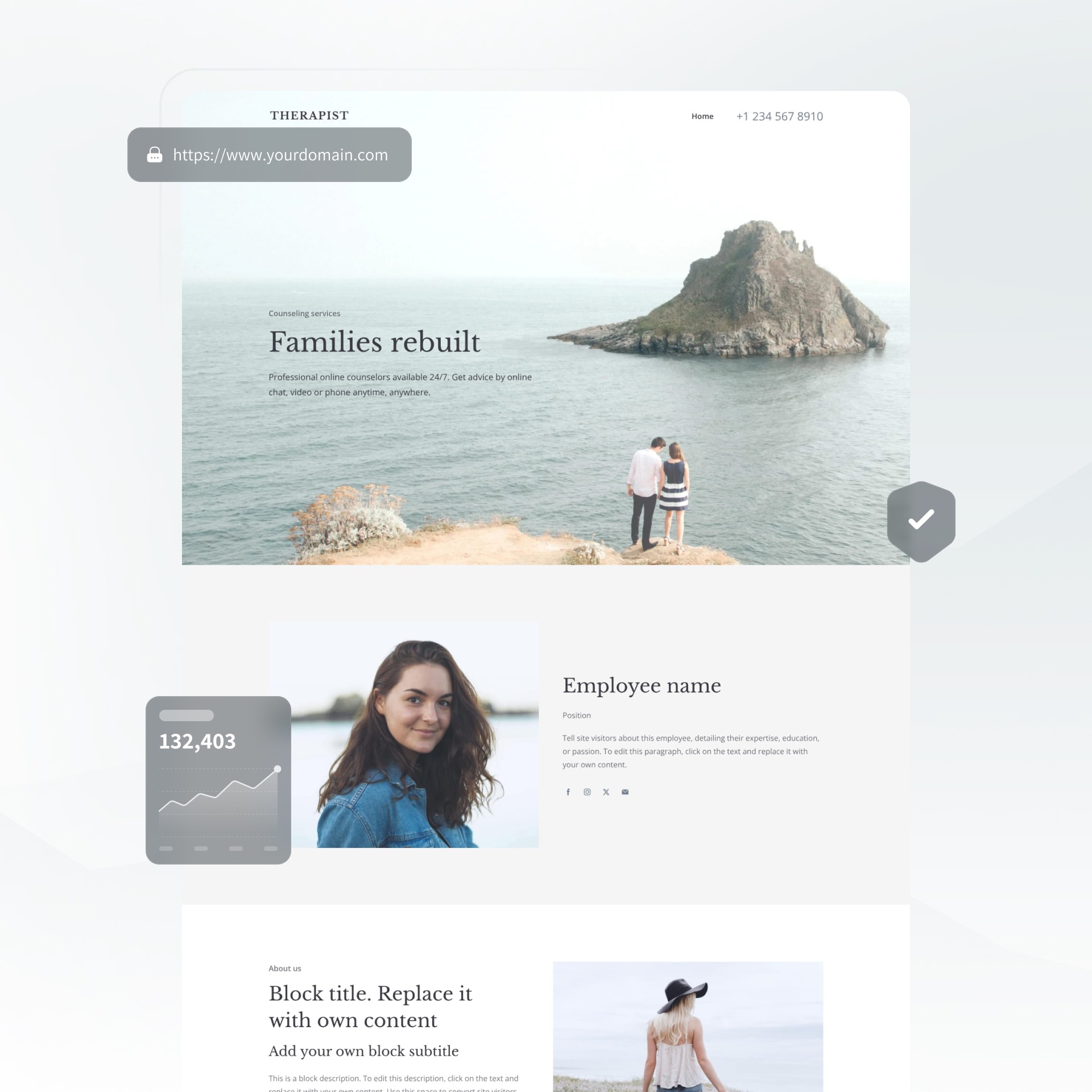 counseling website builder