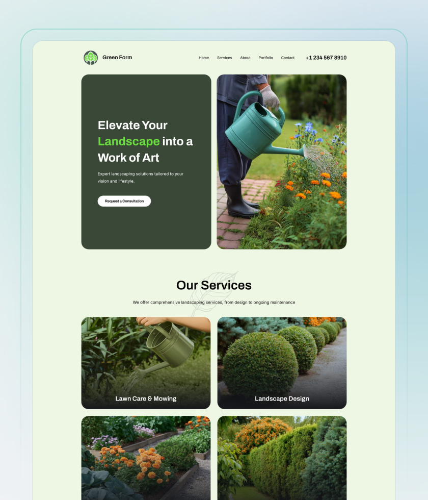 Modèle de site Créateur de site gratuit 6