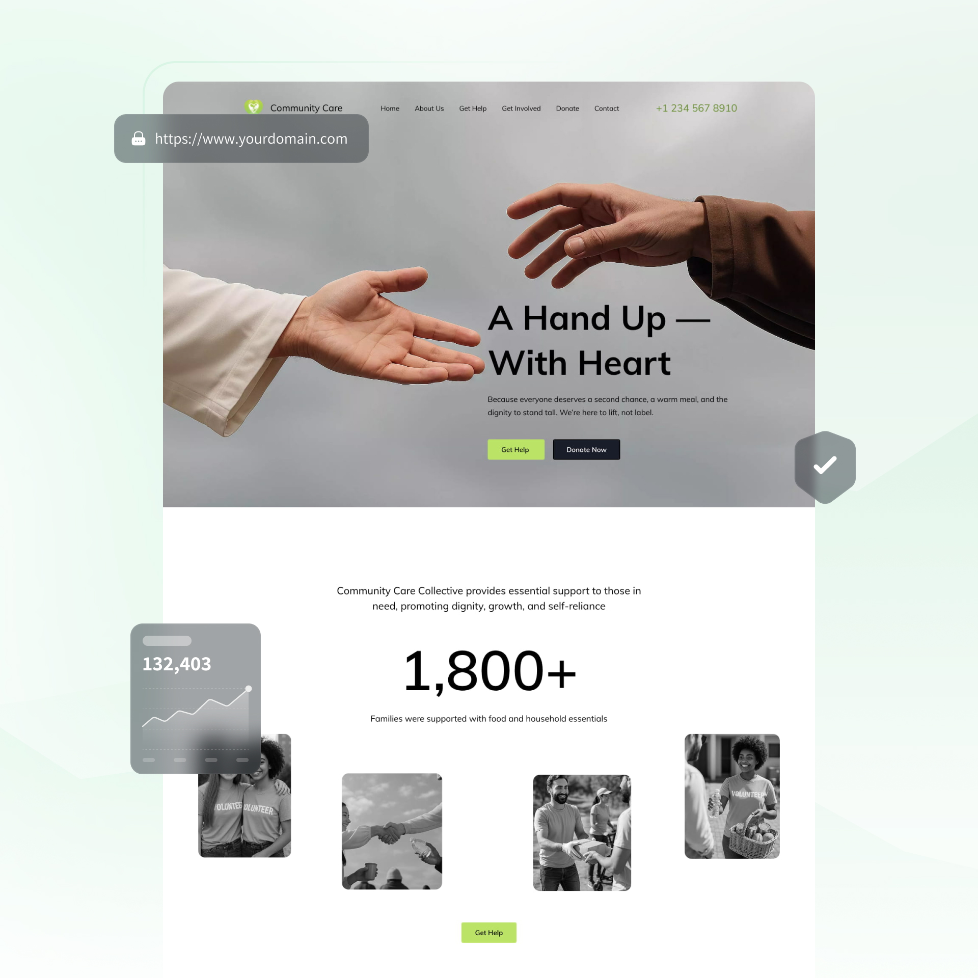 charity website builder