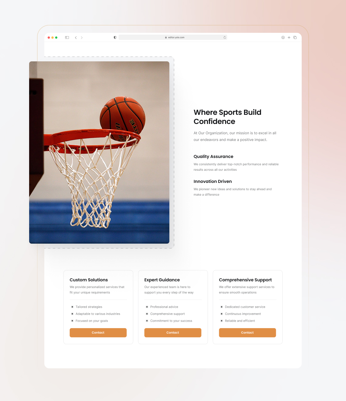 How to launch a sports club website easily