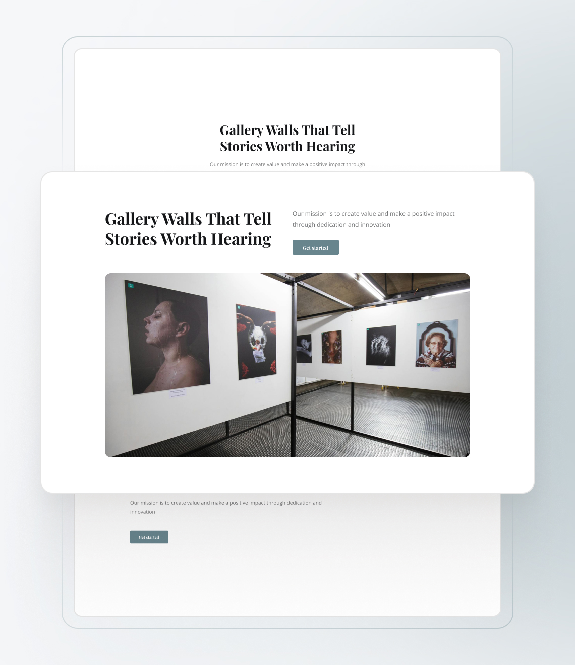 Best website builder for gallery business