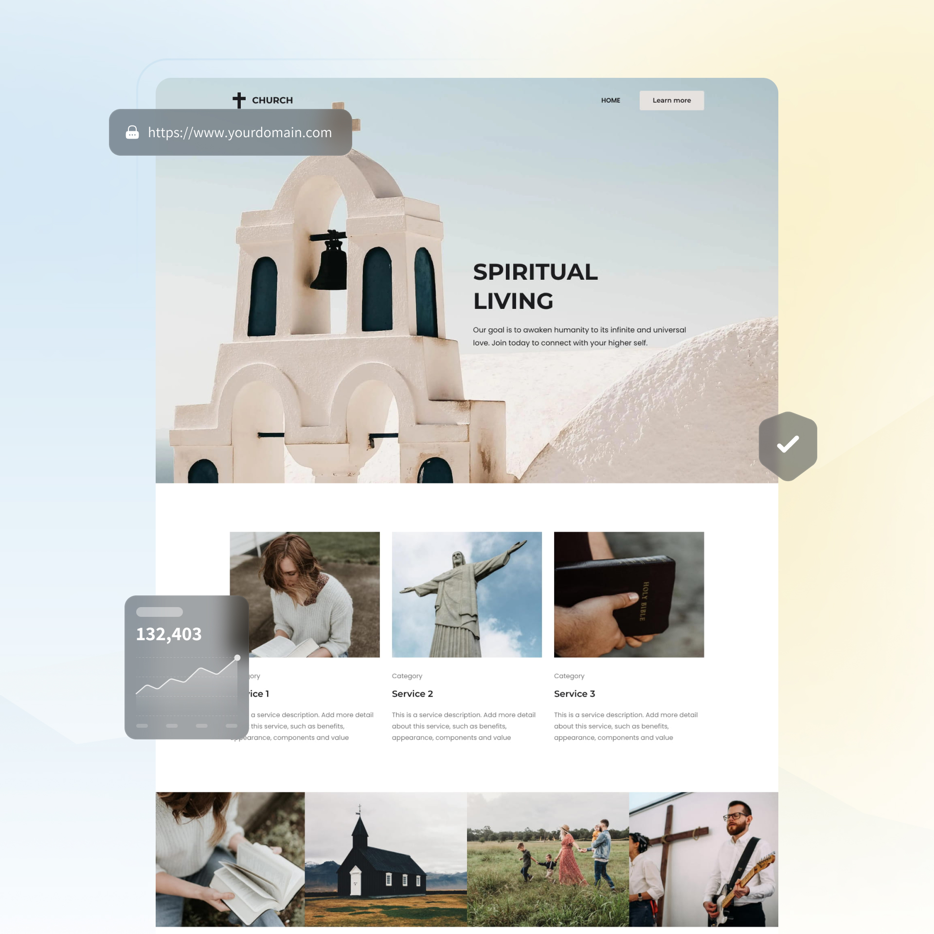 religious website builder