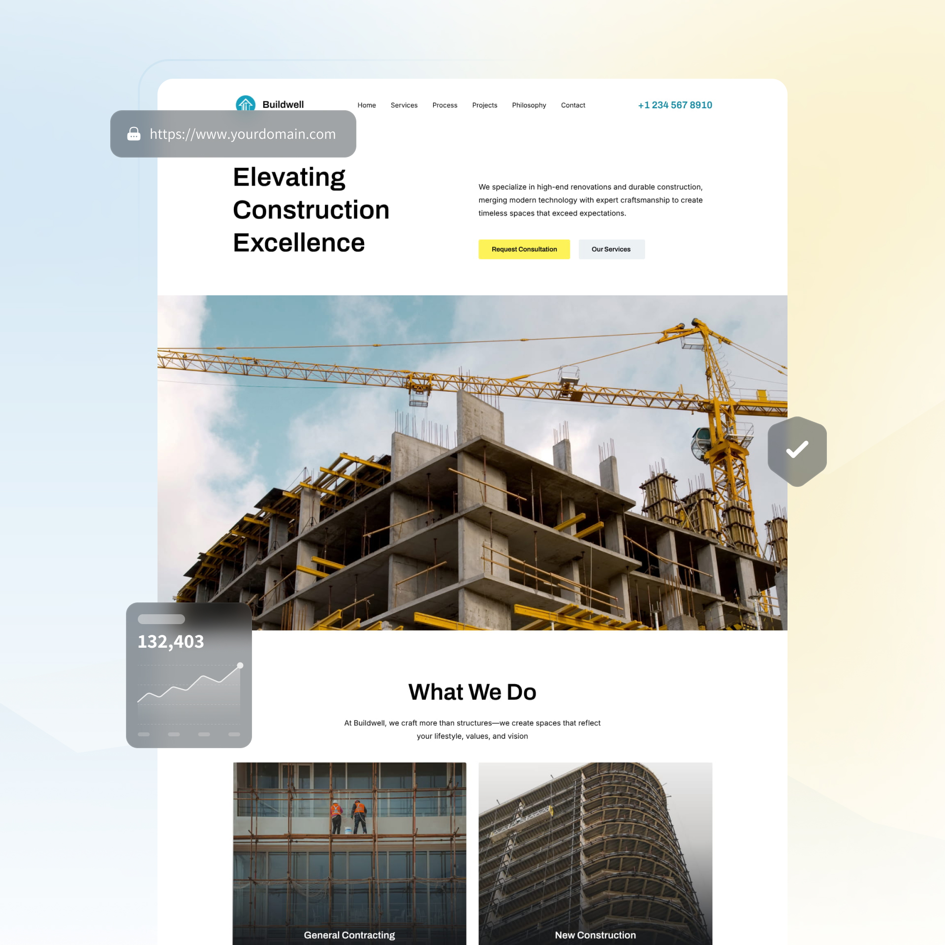 industrial website builder