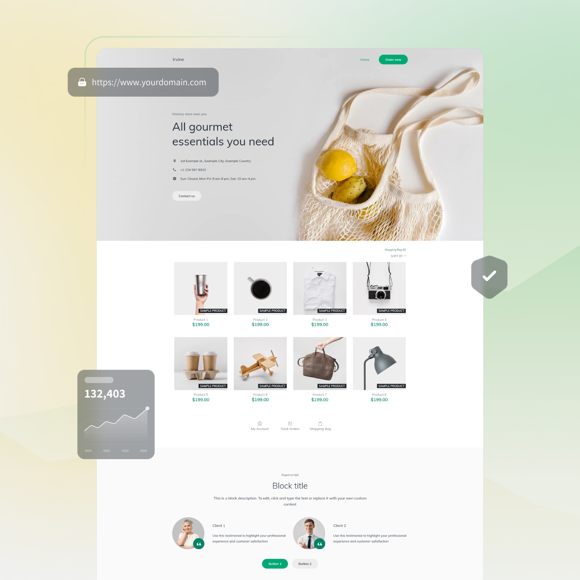 Las mejores plantillas de sitios web para tiendas de comestibles