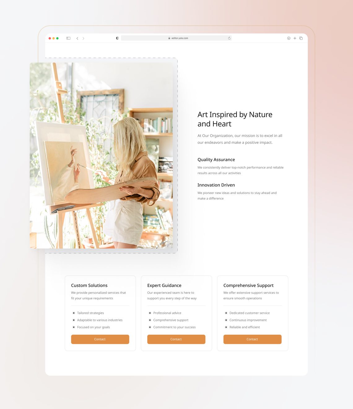 How to launch a creative portfolio website easily