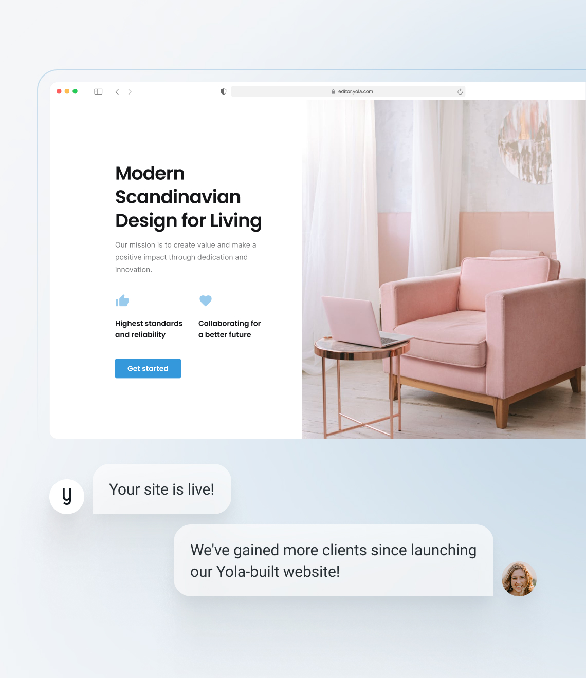 How to make a furniture website