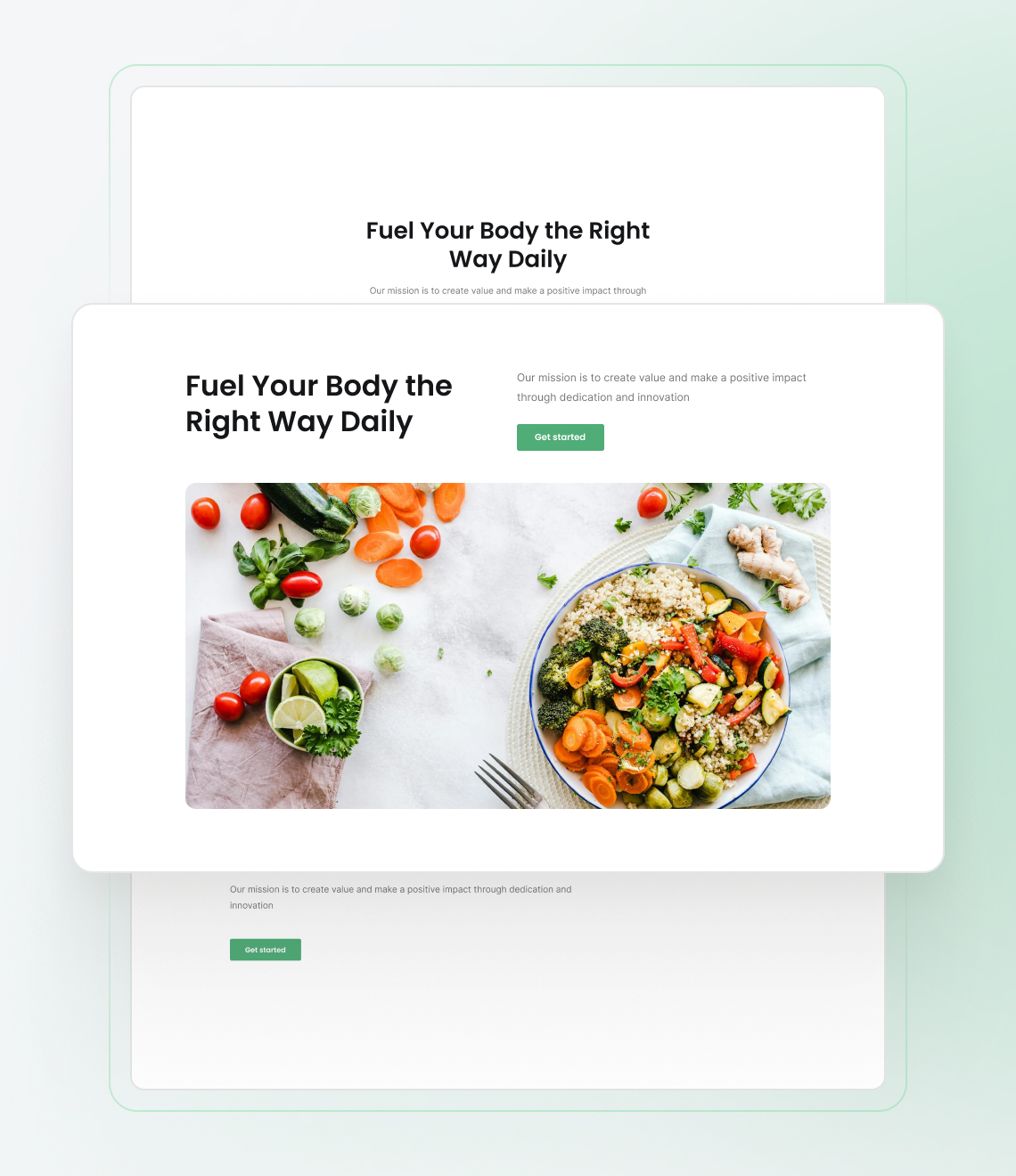 Best website builder for nutrition business