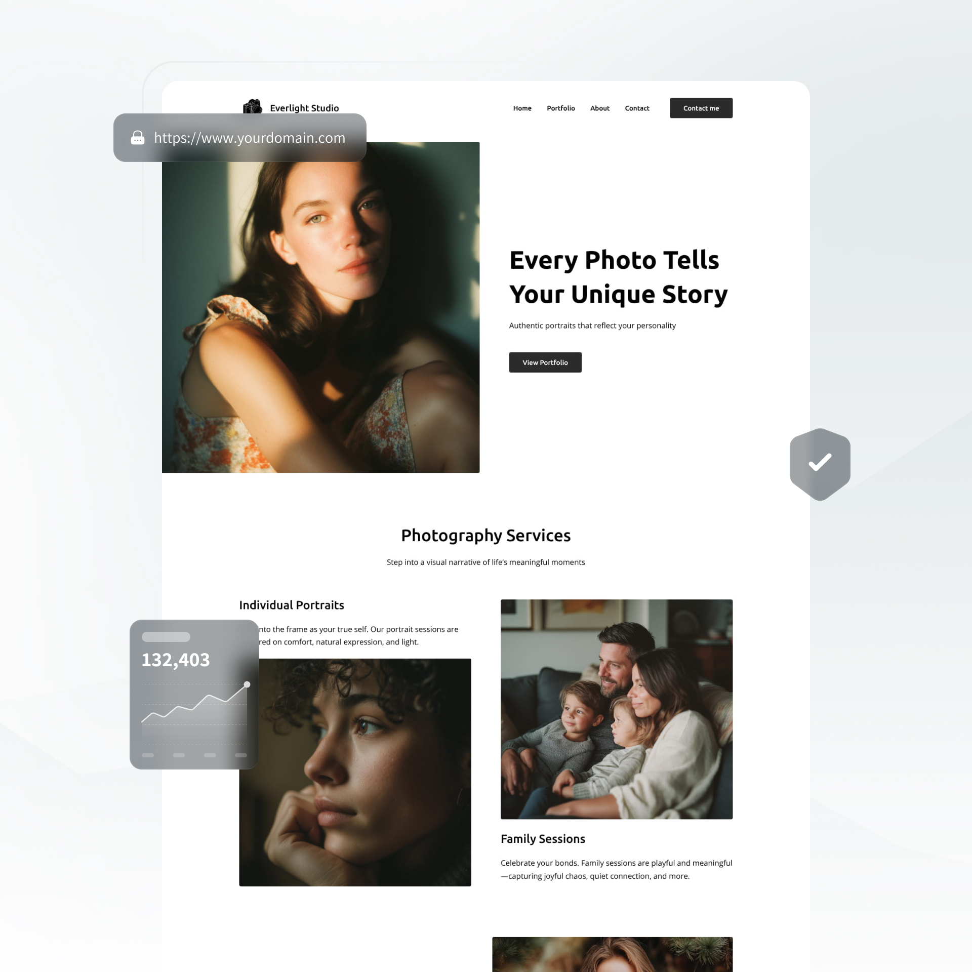 photographer website builder