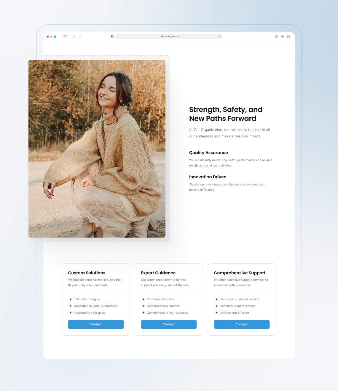 How to launch a feminine website easily