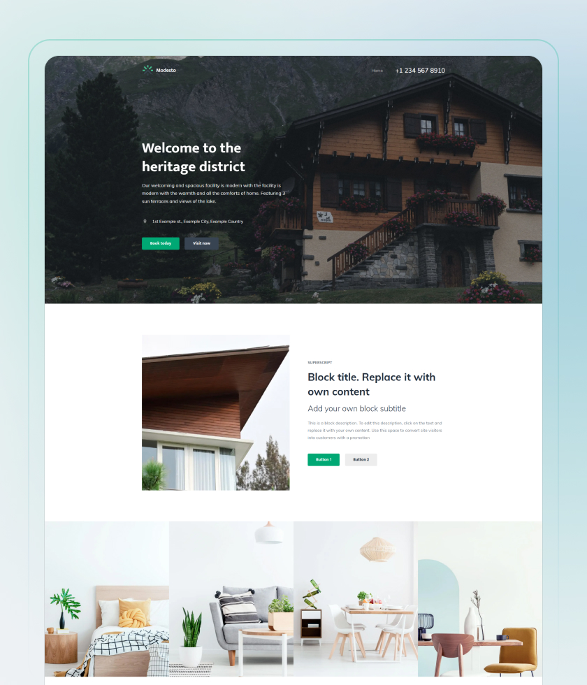 Modèle de Site Immobilier 5