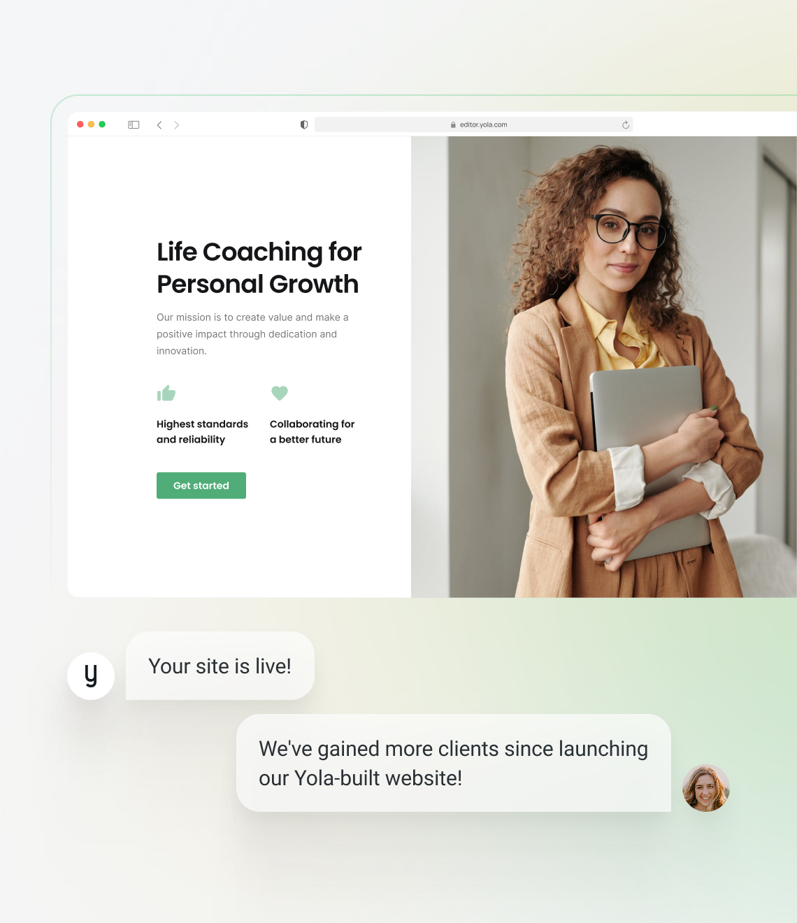 How to make a life coach website