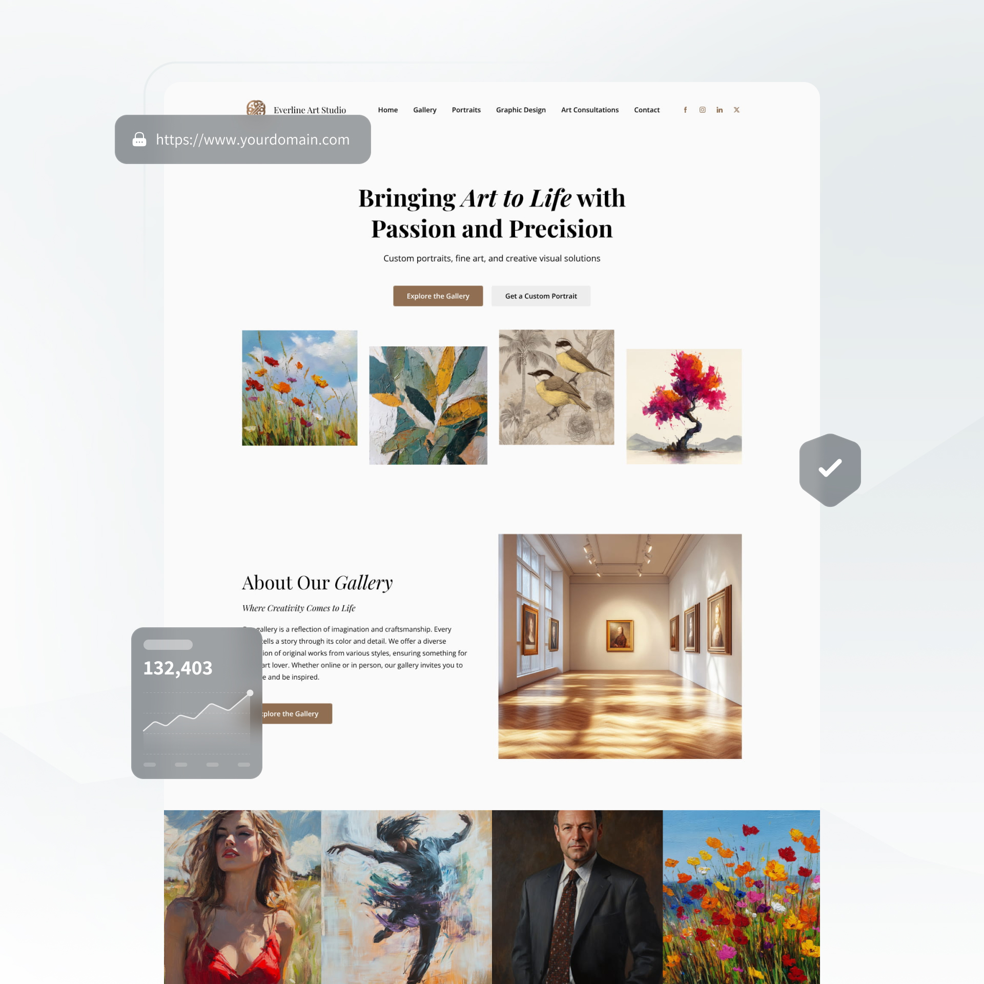 gallery website builder