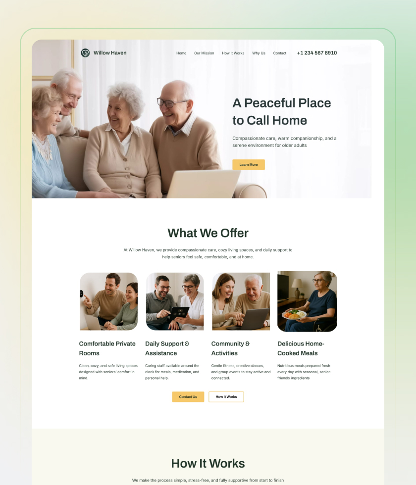 Anteprima del modello Elder Care