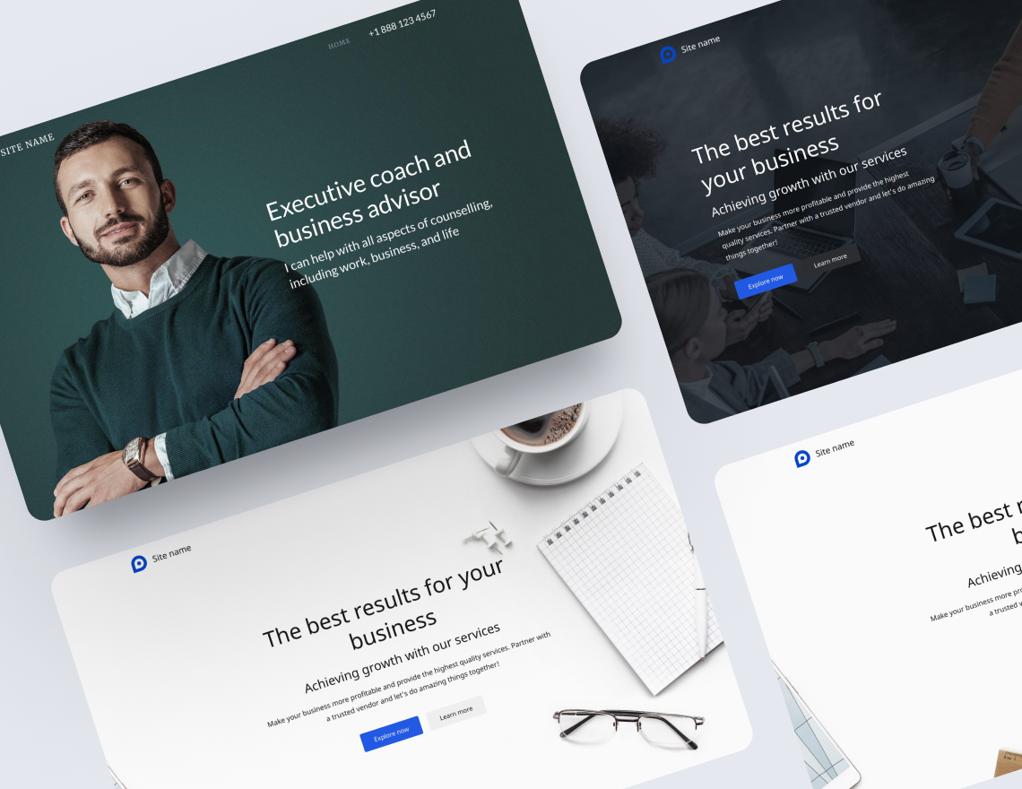 accountant website template
