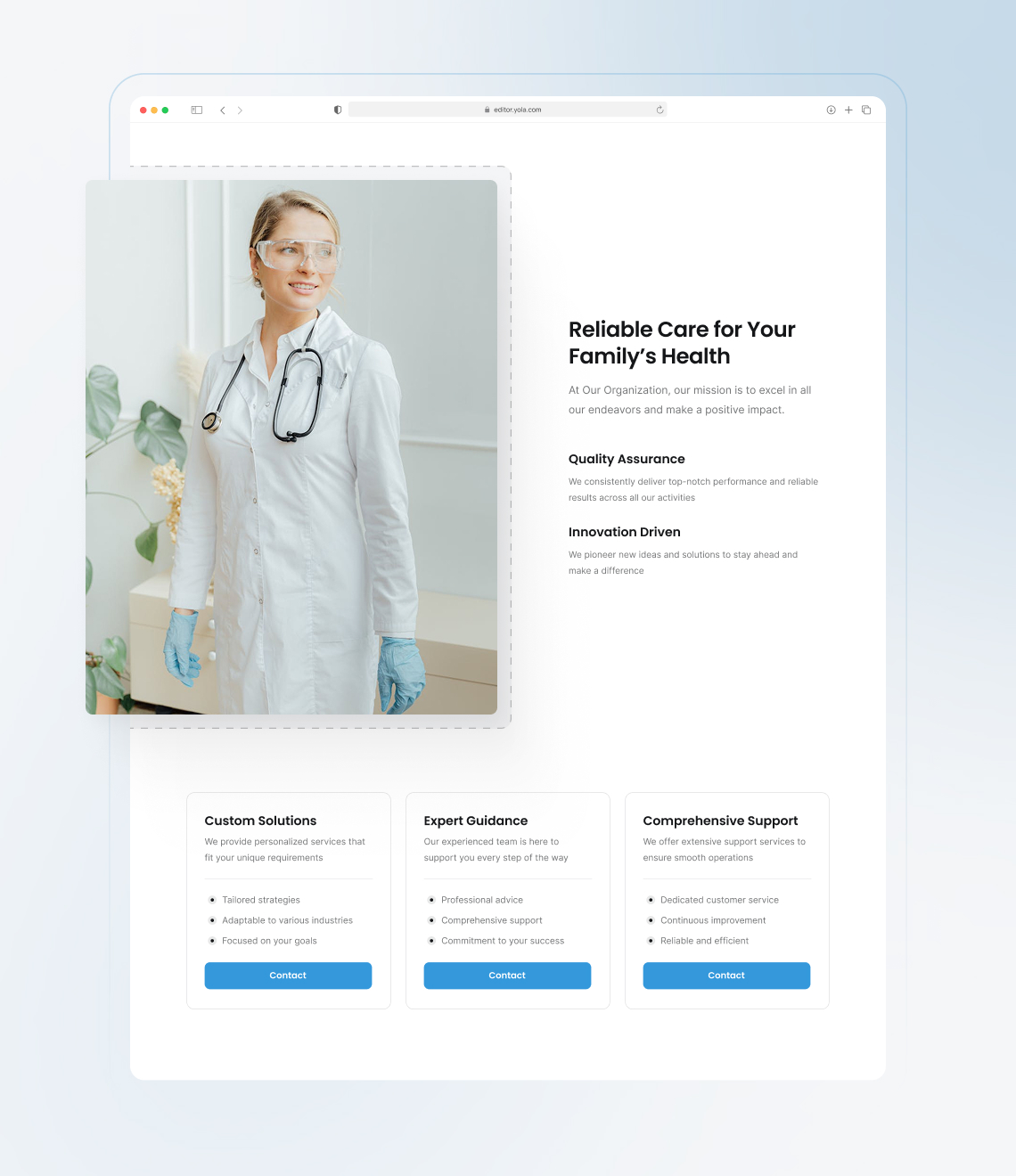 How to launch a healthcare website easily