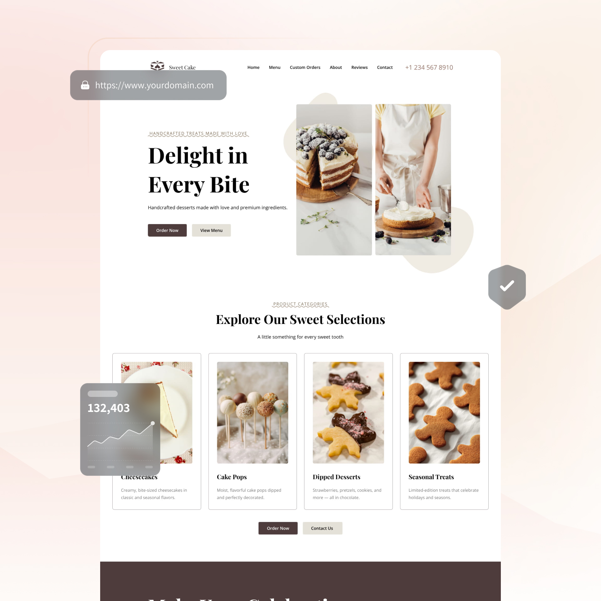 Best chocolate website templates