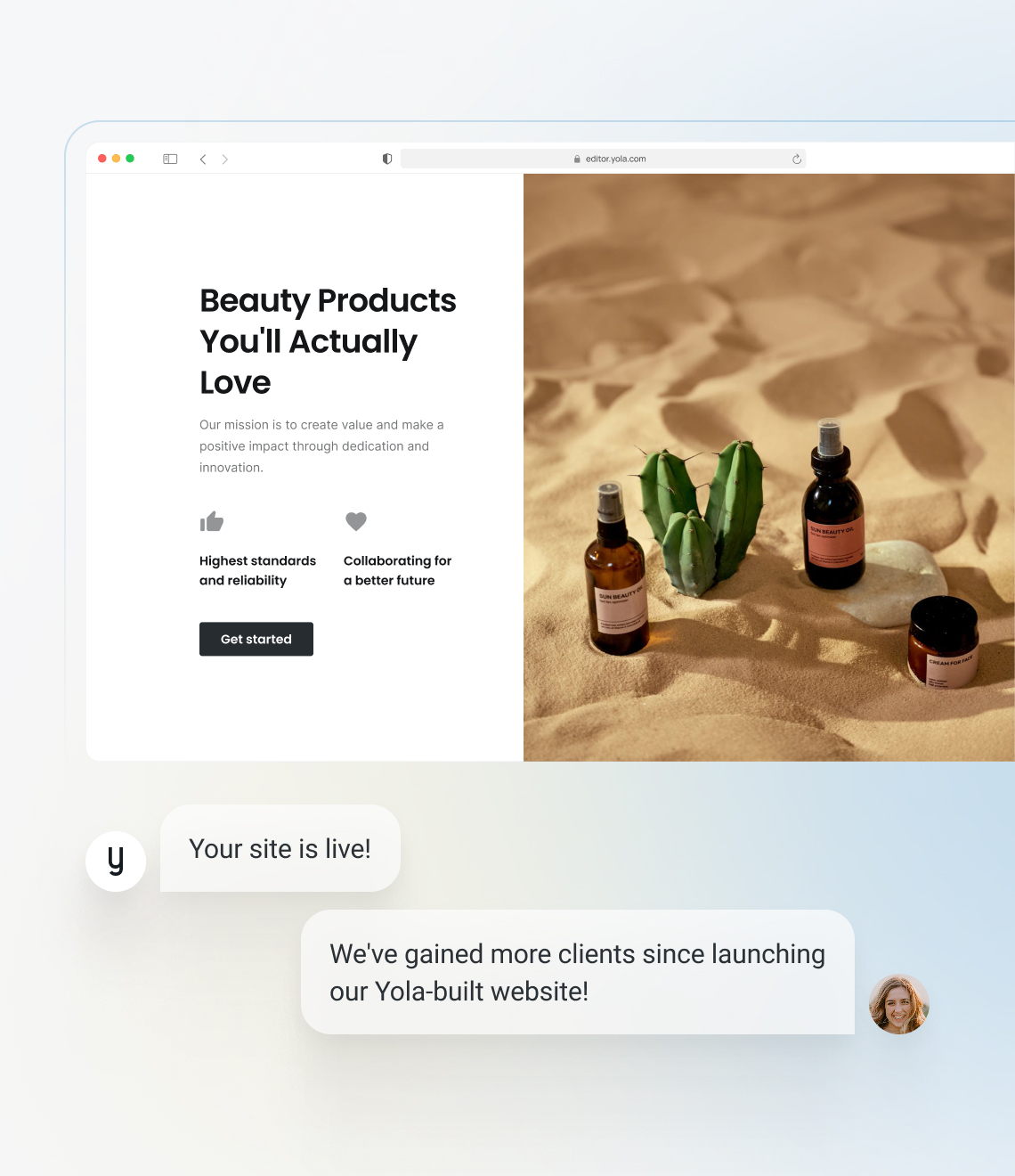 How to make an cosmetics website