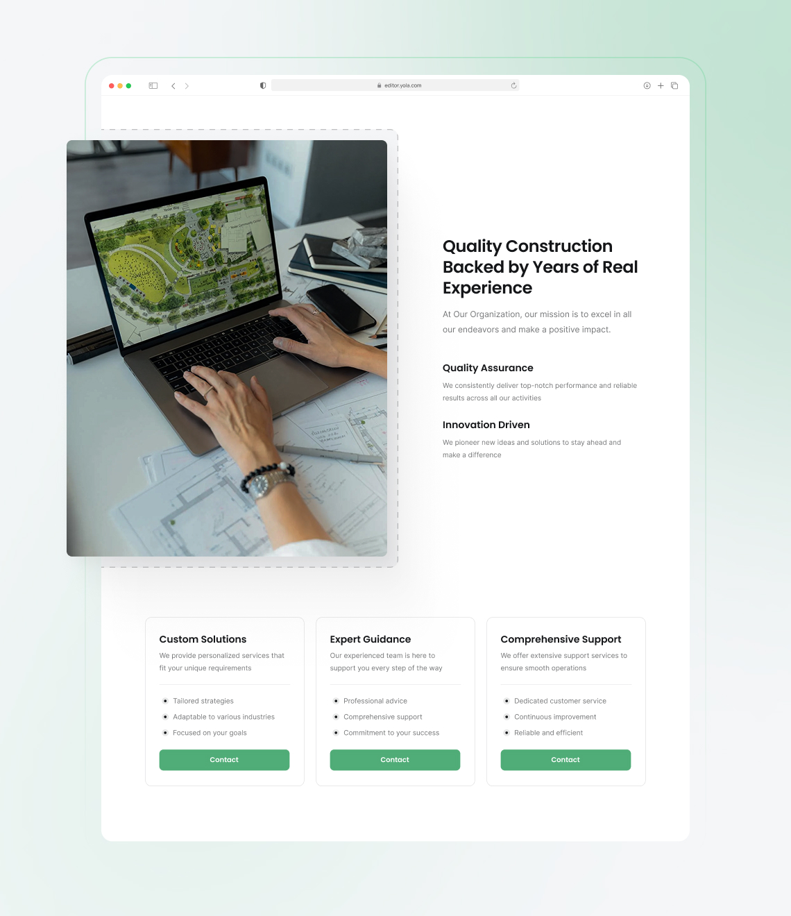 How to launch an architecture company website easily