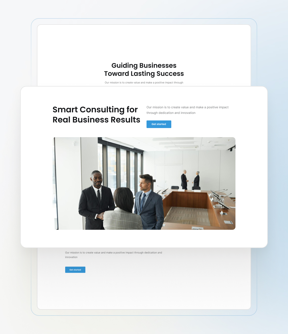 Best website builder for consultancy services