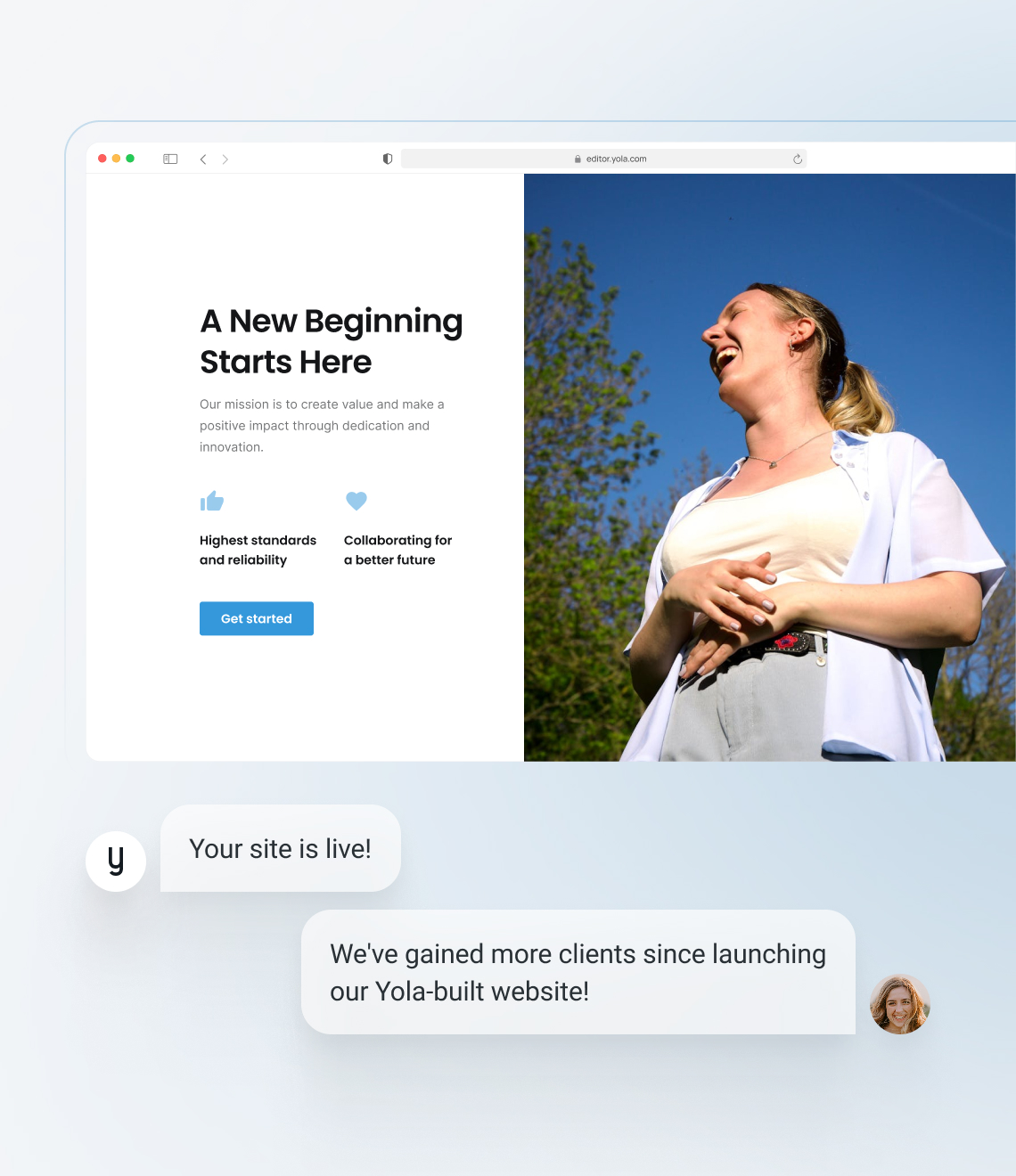 How to make an feminine website