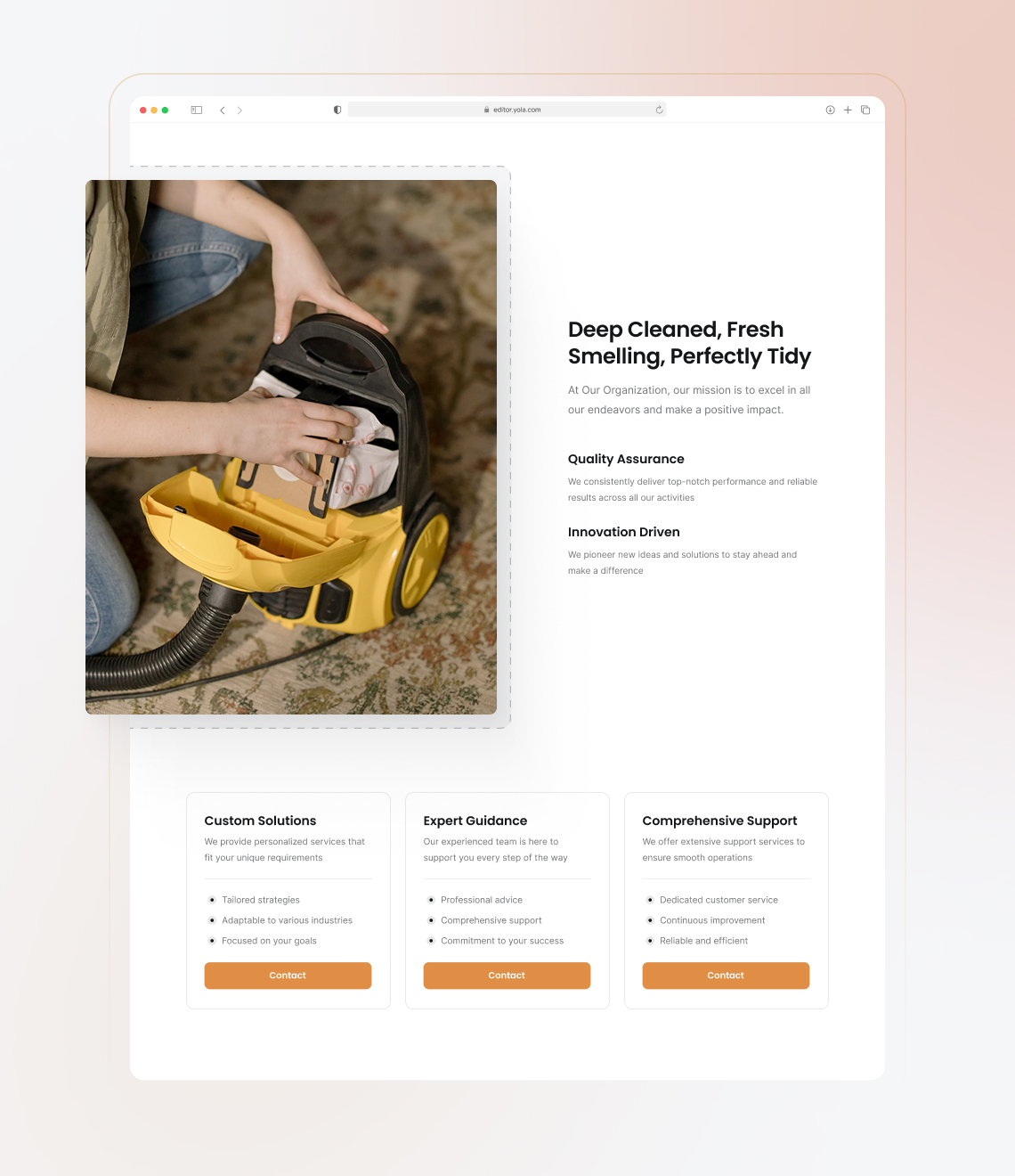 How to launch a house cleaning website easily
