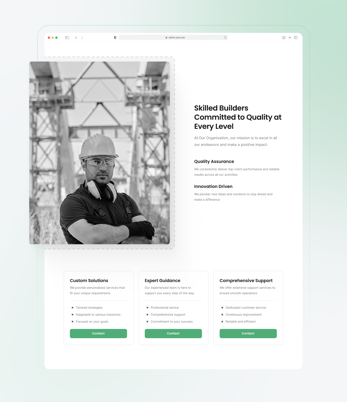 How to launch a general contractor website easily
