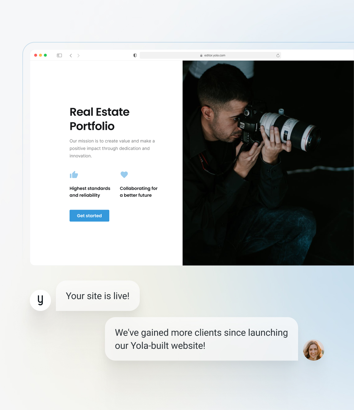 How to make an real estate photographer website