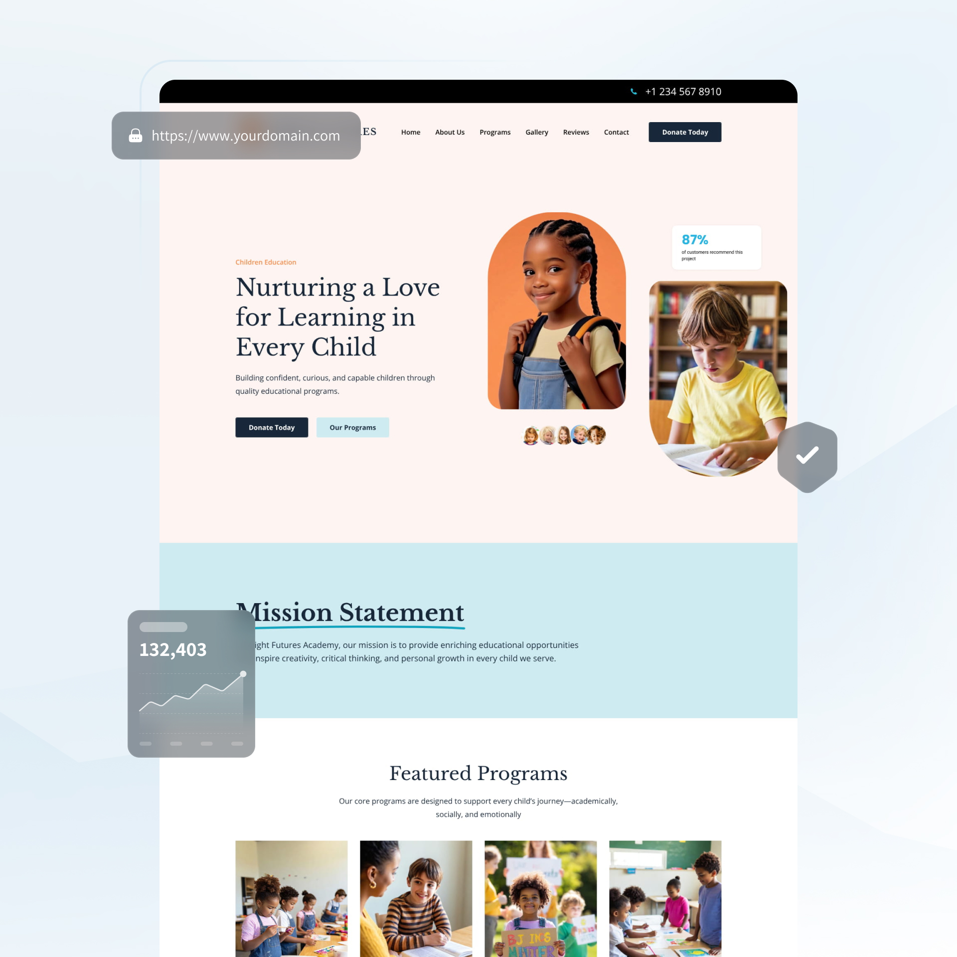 education website builder