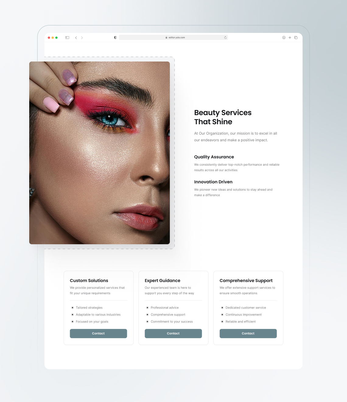How to build a hair stylist site