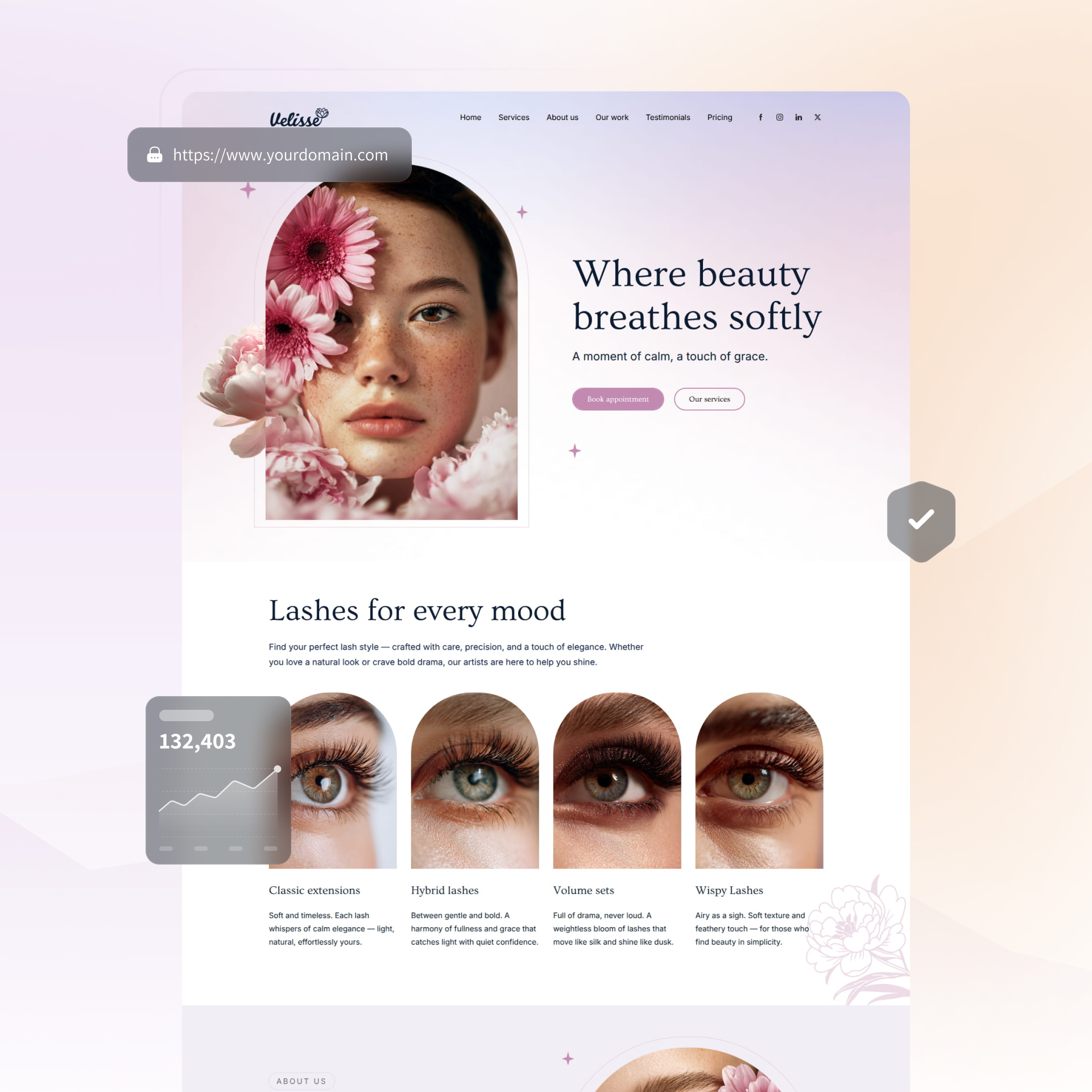 Best gradient website templates