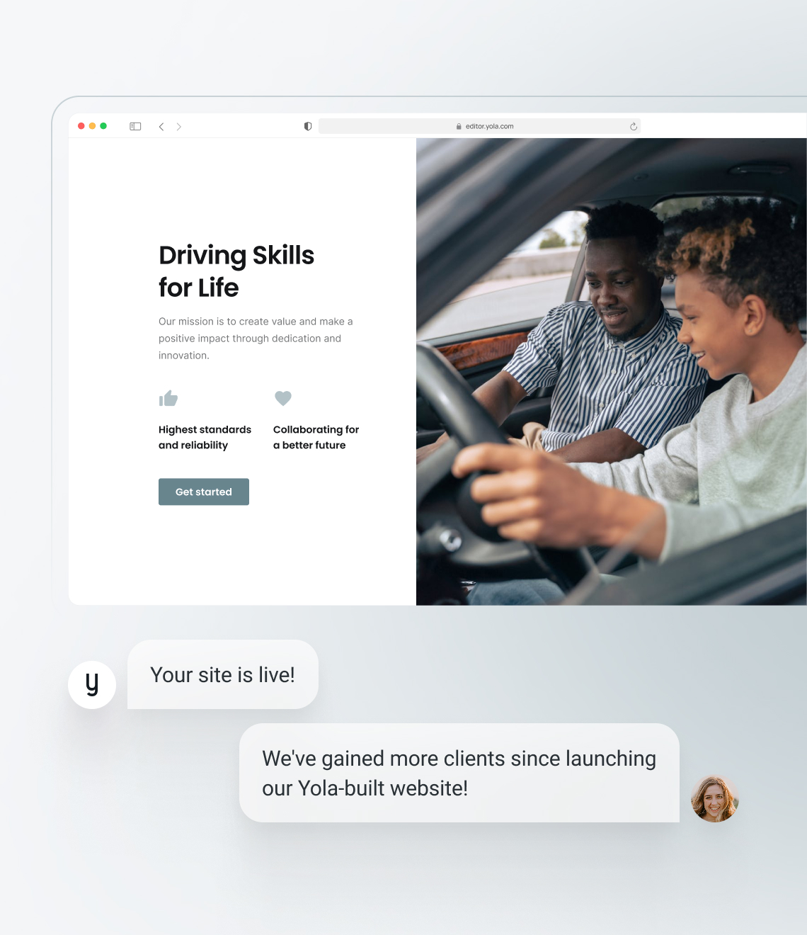 How to make a driving school website