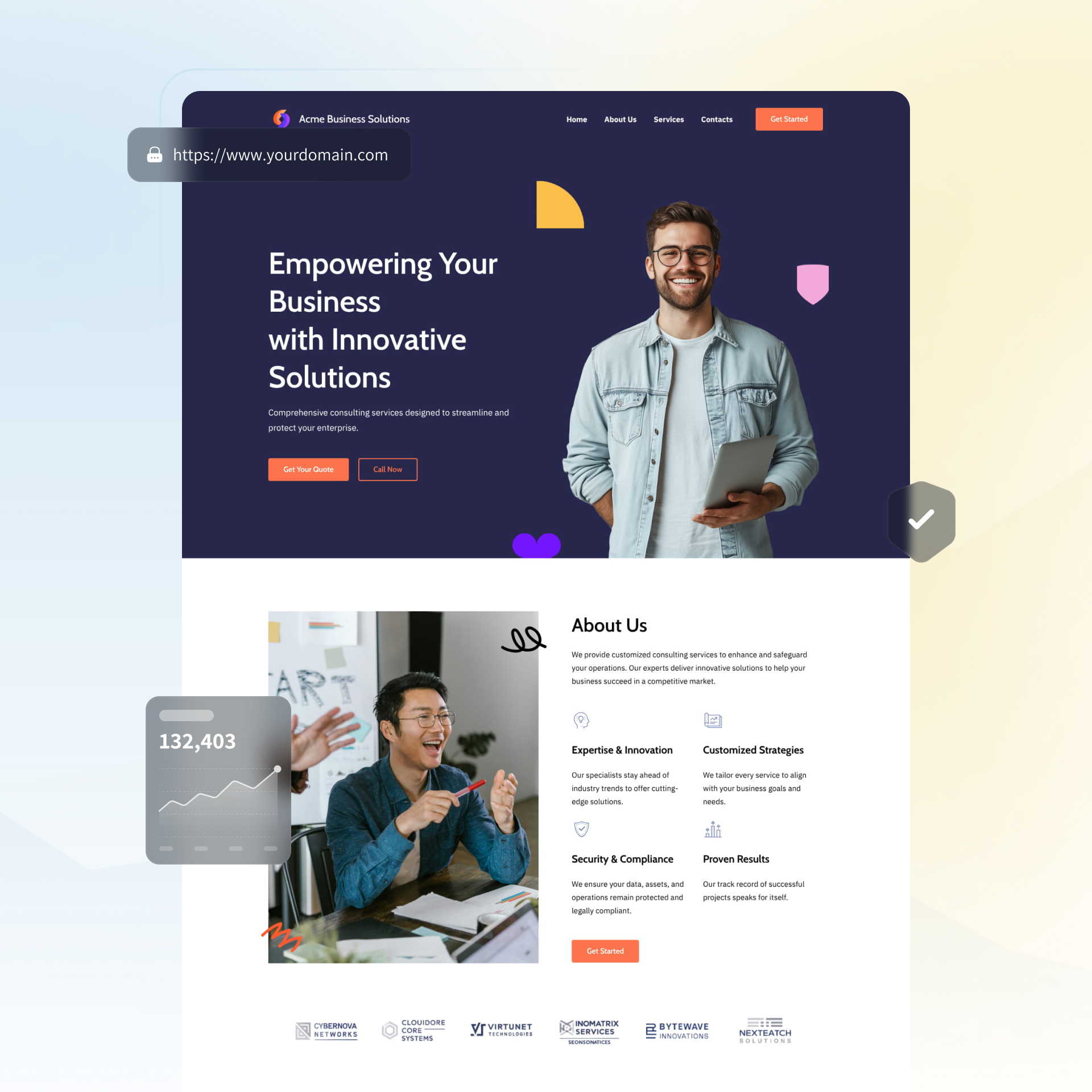 Best navy website templates