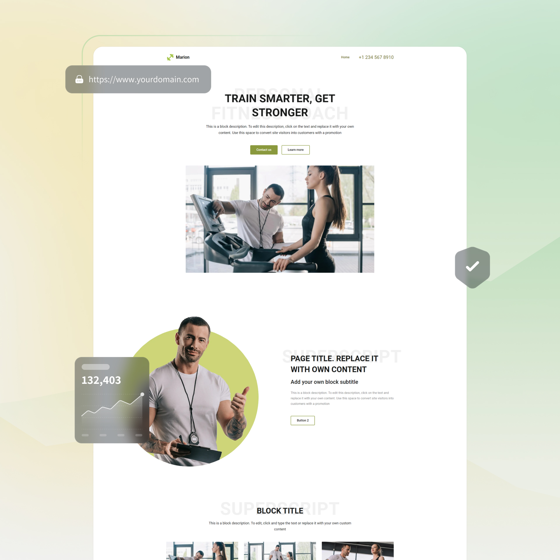 Meilleurs modèles de sites web pour entraîneurs personnels