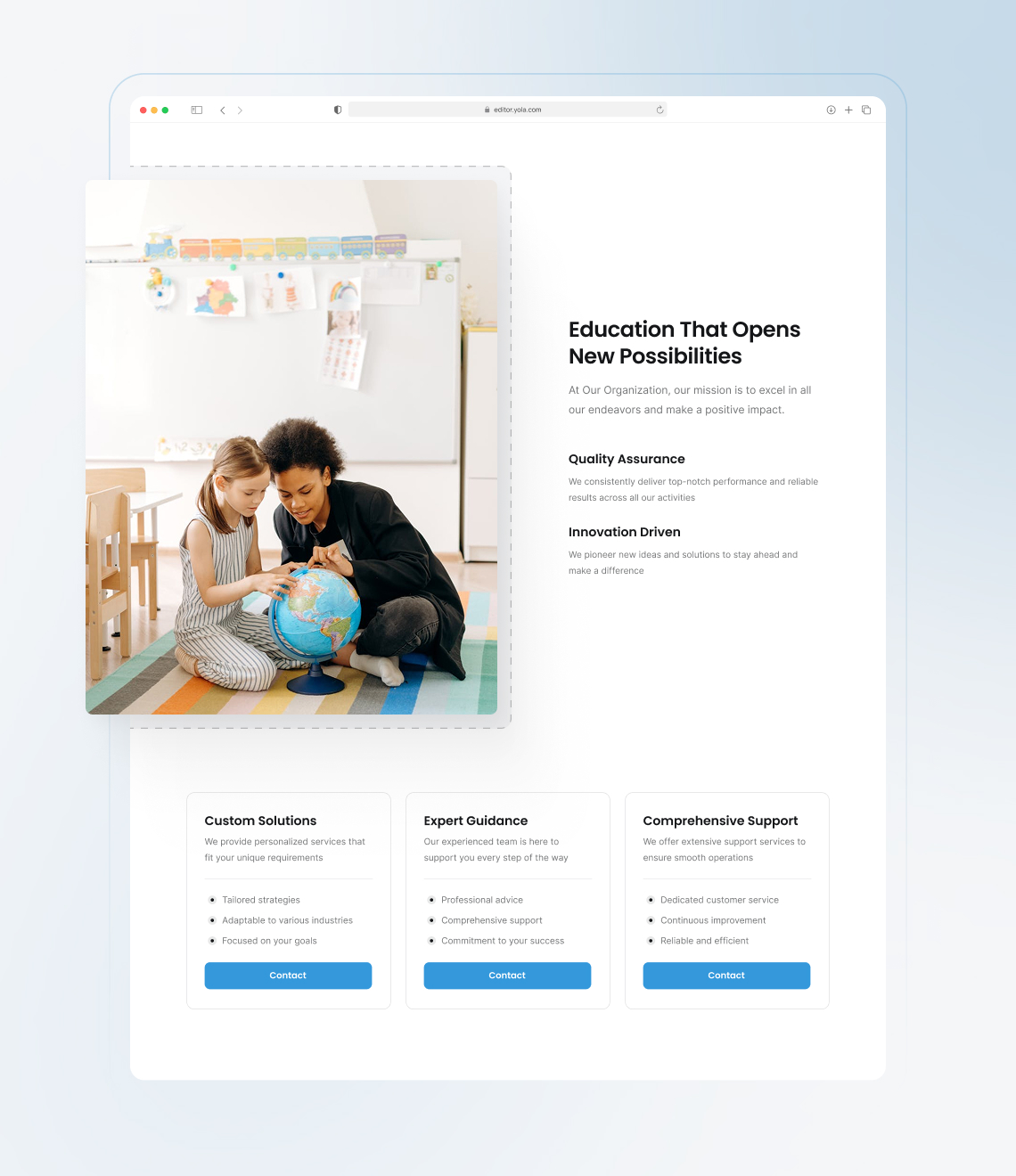How to launch an academy website easily